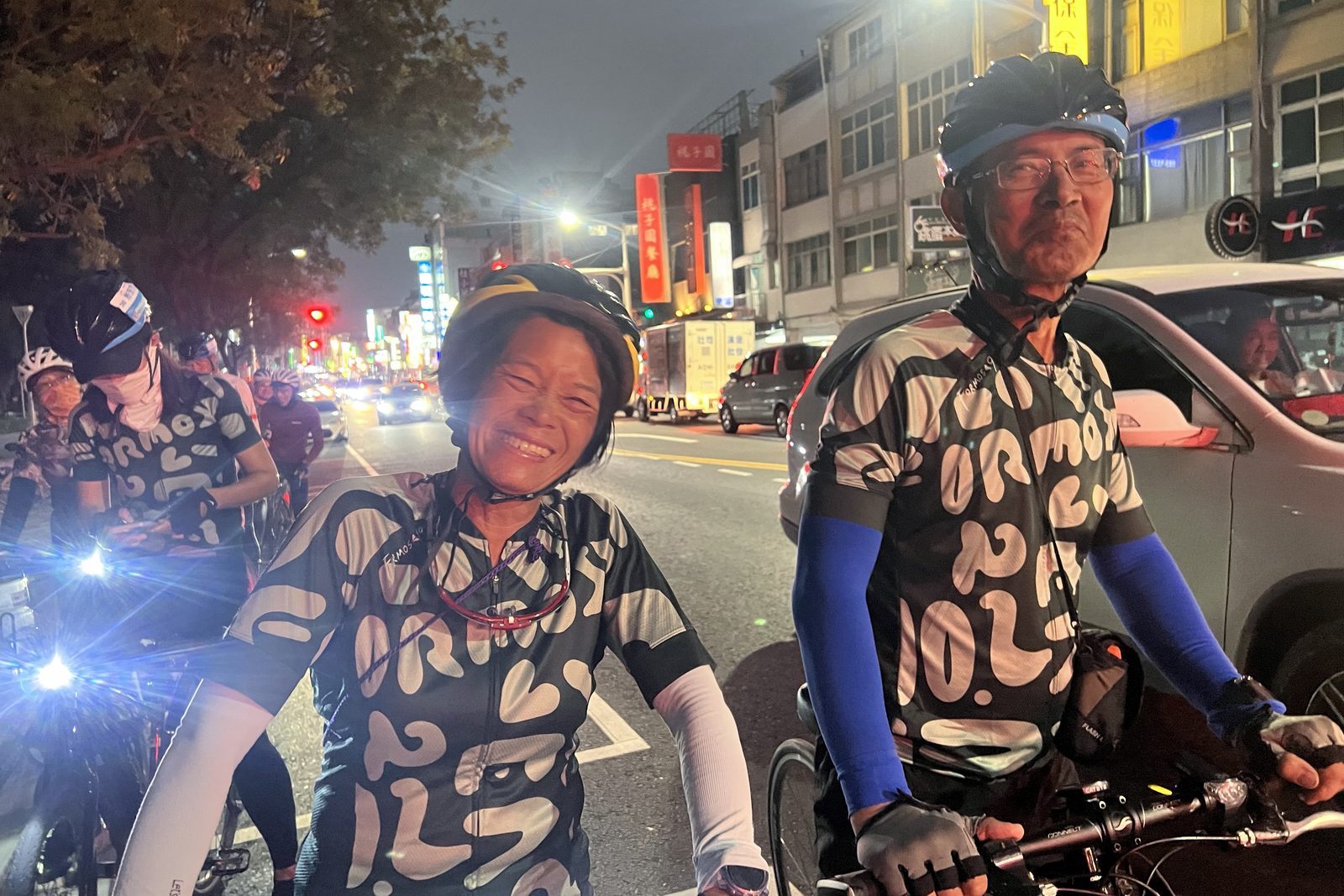 Arriving in town after dark