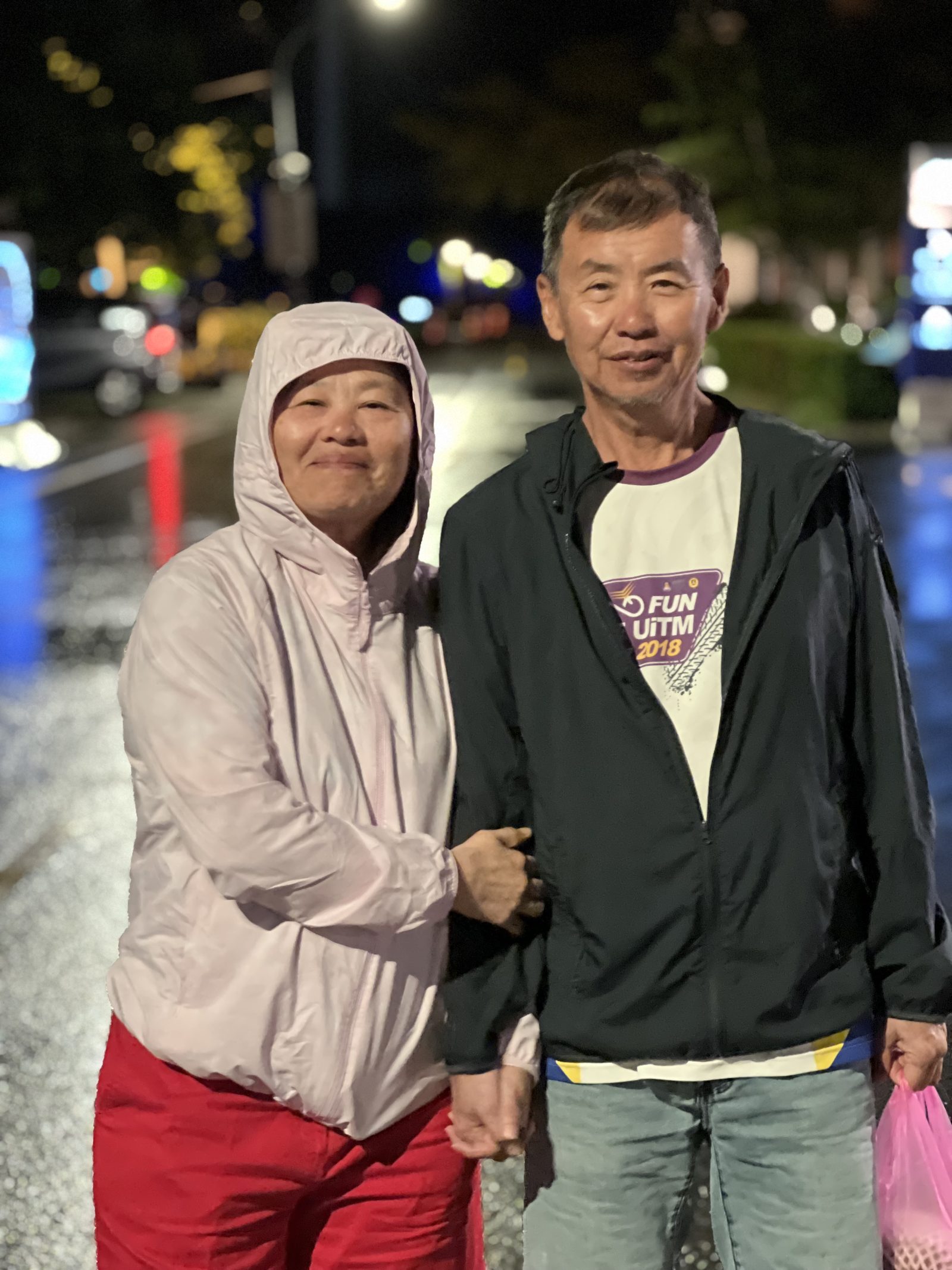 A warm goodnight with new friends in town
