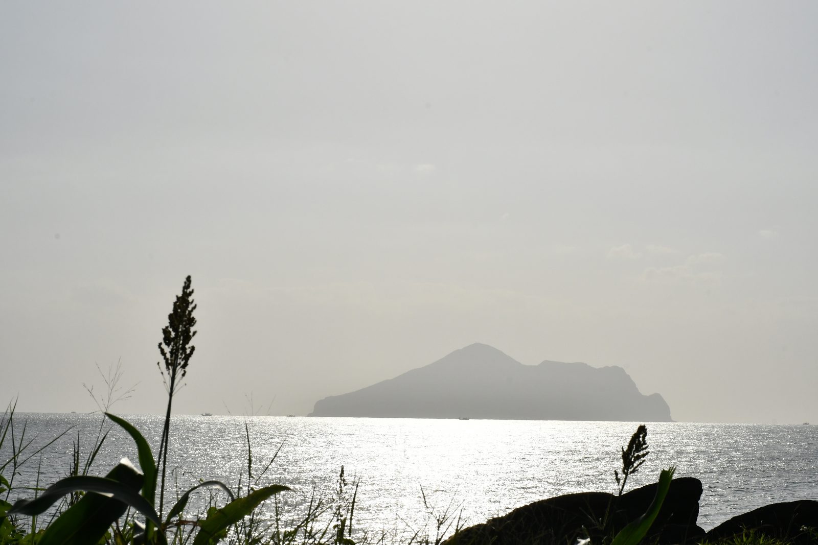 Turtle Island rising from the sea at dawn