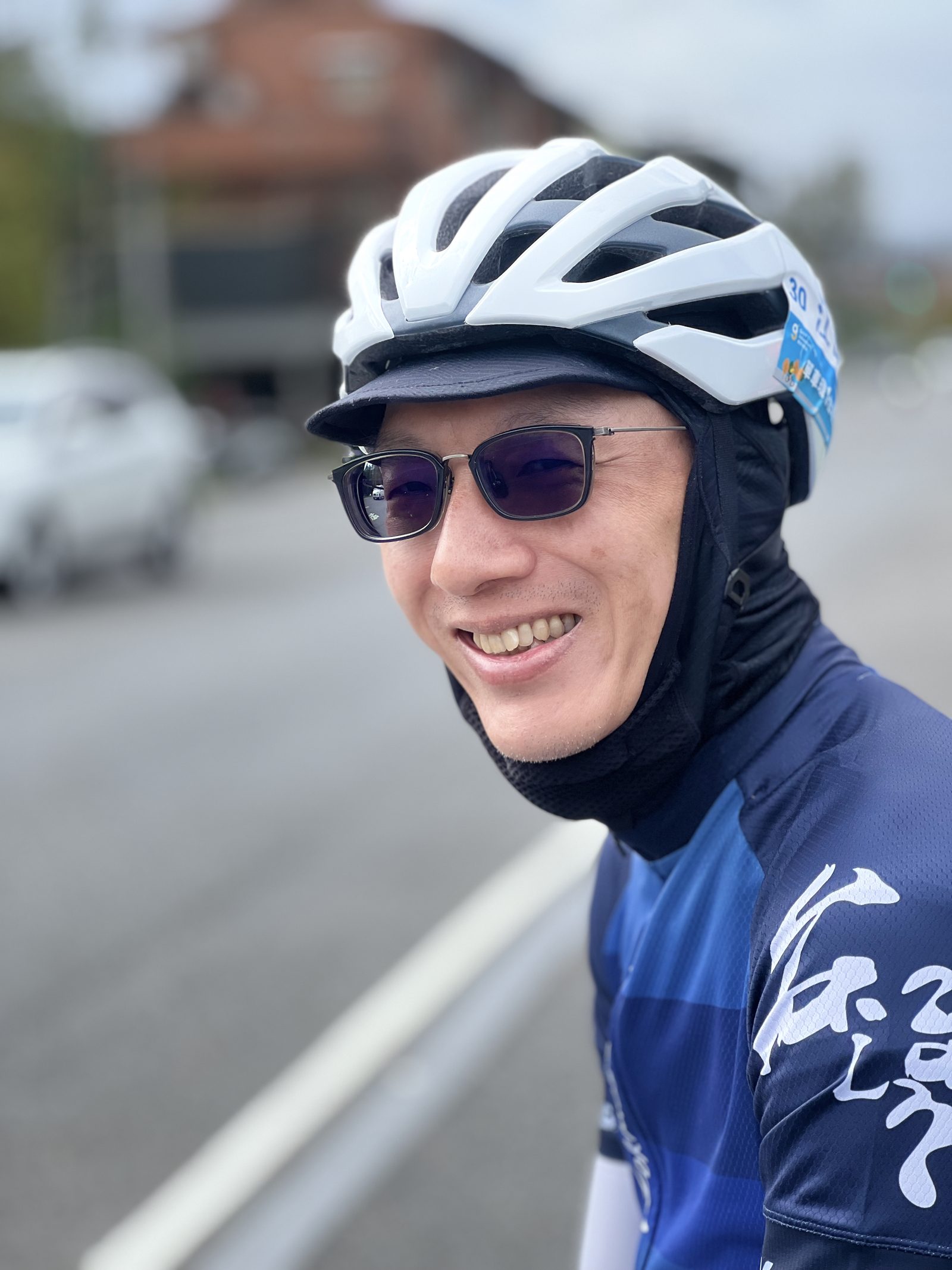All smiles out on the road